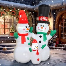Outsunny aufblasbar schneemann - outsunny,