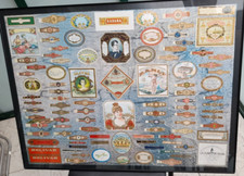 Original, über 90 sehr seltene, alte Zigarren Banderolen