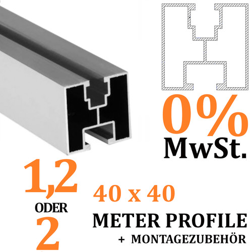 2 meter alu - meter, pv