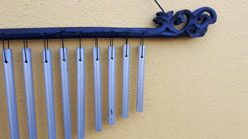 60cm windspiel klangspiel alu - windspiel,
