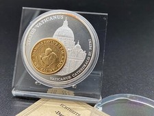 DAS GELD EUROPAS - VATIKANSTADT - RAUB DER EUROPA - VERSILBERT - Ø40mm ST - ZERT