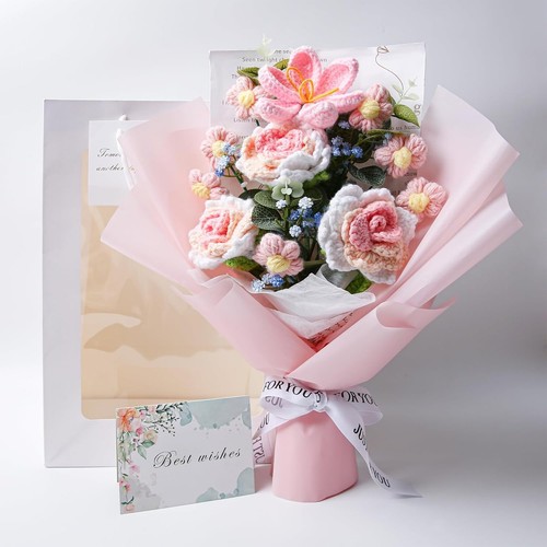 Künstliche häkelblumen - künstliche,