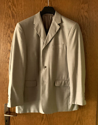 Herren anzug teilig beige - 3-teilig,