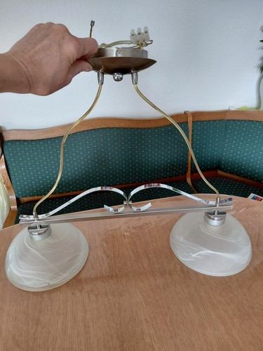 Decken lampe vintage glas - lampe,