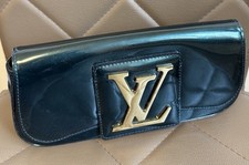Louis Vuitton Clutch Vernis Pochette Lackleder Blau/Grün Gold LV Logo Handtasche