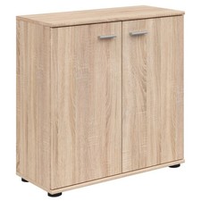 Kommode - Sonoma Eiche - 2 Türen - 71 cm breit Sideboard Anrichte