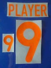 Set Flock Nummer number Trikot