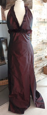 ART-TO_BE * Abendkleid Kleid ROTton ROTMETALLIC mit SEIDE * Gr. 36 _(e)