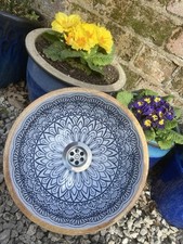 Wohnmobil Waschbecken Waschbecken Holz mit Melamin Innenhaut Mandala Unikat 