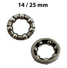 2x 25 mm Kugelring Kugellager