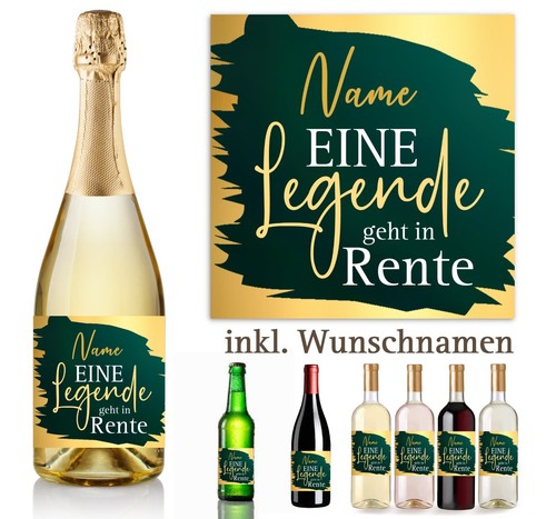 Aufkleber flaschenetikett - 1,