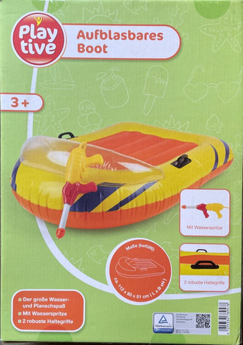 Aufblasbares boot mit - boot,