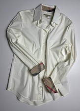 BURBERRY BRIT, Bluse, Hemd, Größe S, Ecru-Weiß, Neu