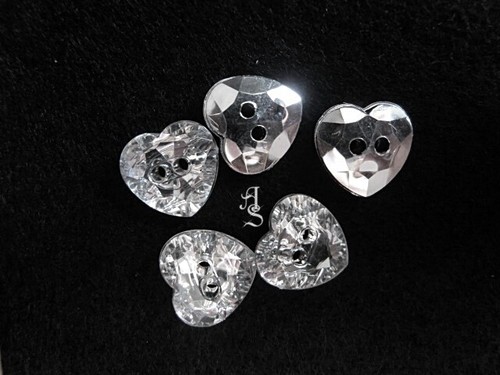 Schmuck strass knopf - 10,