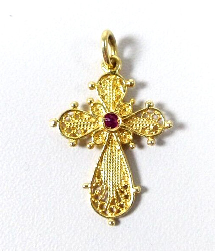 Kreuz anhänger aus - anhänger, gold