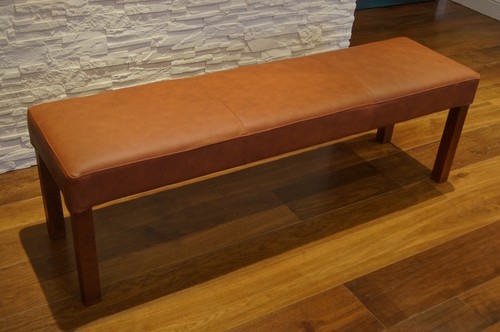 Braun echtleder sitzbank 115 - braun,