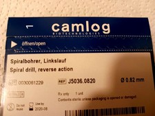 Camlog Spiralbohrer NEU