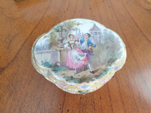 Porcelaine paris deckeldose - porcelaine, de