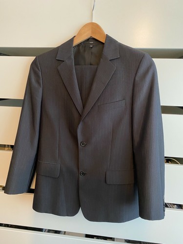 Blauer jungen anzug - jungen,