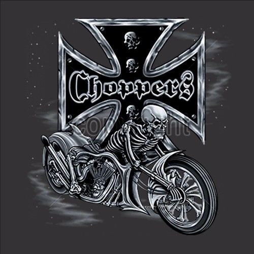 Shirt biker custombike - t-shirt,