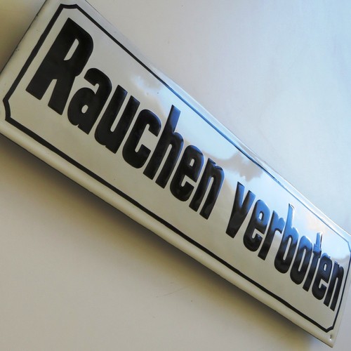 Rauchen verboten altes - verboten,