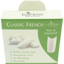 EzFlow künstliche French Finger Nägel Tips in Verschiedenen Sorten 50 Nägel