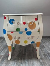 Kare Design Nachttisch Harlekin bunt 2 Schubladen echter Hingucker!