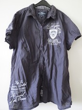 Soccx, Bluse, XXL, Blau, Kurzarm, Baumwolle