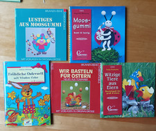 Ostern Bastelbücher 3x + 2 x Moosgummi Bastelbücher
