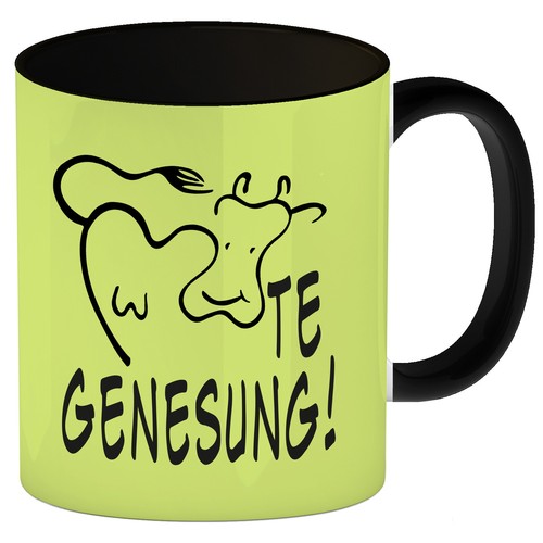 Kuhte genesung kaffeebecher - genesung,