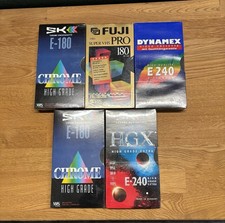 5  VHS Videokassetten von FUJI