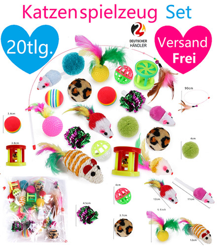 Katzenspielzeug set teile - katzenspielzeug,