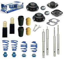 JOM Gewindefahrwerk Domlager vorne hinten Puffer Set paßt für BMW E30 Cabrio Neu