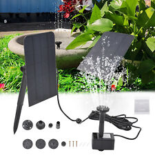 Solar Teichpumpe Brunnenpumpe Gartenbrunnen Miniteich Brunnen Solarpumpe 2.5W 5V