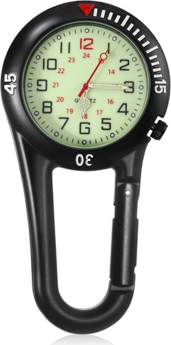 Karabineruhr edelstahl 4cm - karabineruhr,