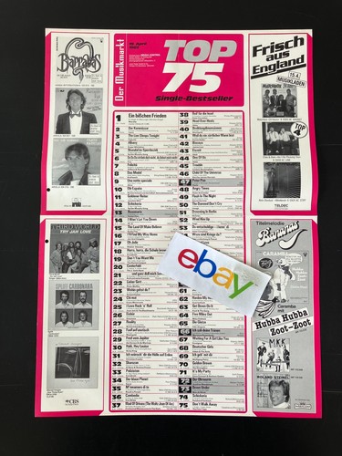Musikmarkt charts plakat vom - charts,