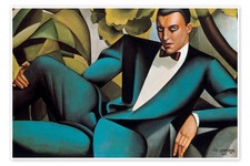 Poster Portrait des Marquis d'Afflitto - Tamara de Lempicka