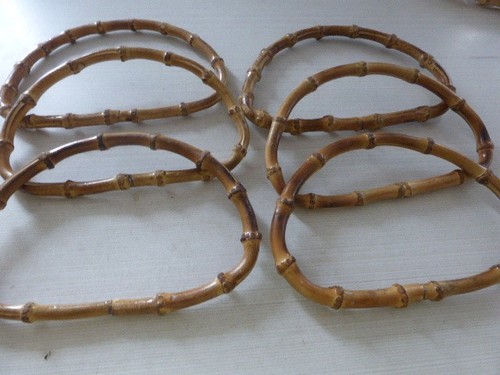 Bambus taschengriffe oval - bambus, taschengriffe,