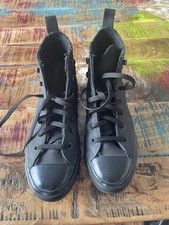 CONVERSE Chucks Schwarz Leder