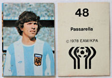 AMERICANA Rookie Soccer Sticker #48 DANIEL PASSARELLA World Cup Argentina 78