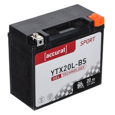 Motorradbatterie YTX20L-BS Gel