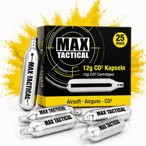 Max tactical co2 kapseln - co2-kapseln, 25