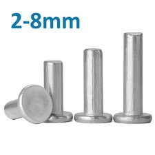 Flachkopfnieten aluminium alu - aluminium,