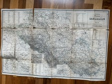 Karte provinz schlesien - schlesien, anfang