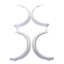 Classic Mini Cooper Kotflügel Verbreiterung Satz MS136 Sportpack Austin Rover