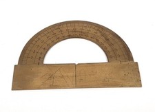 Winkelmesser antik Messing