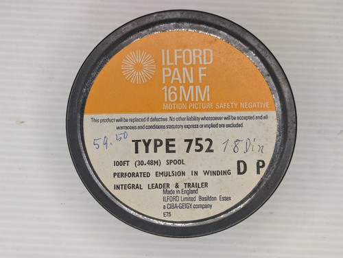 Ilford pan type - pan, mm