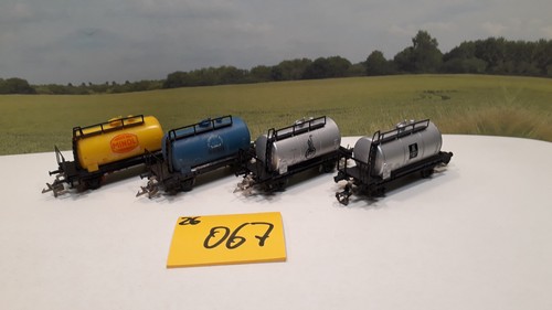 Kesselwagen 4stk ddr - kesselwagen, 4stk,