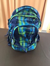 satch pack Schulrucksack blau/grün