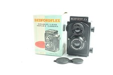 Bedfordflex Reflex Camera TLR mit Double Lens Zweiäugige Analogkamera